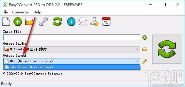 Easy2Convert PSD to DDS下载,PSD转DDS格式转换器